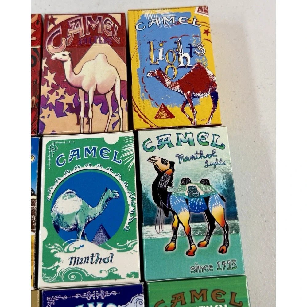 Vintage Camel Cigarette Packs Empty Lot Of 25 Artist Series Art Box EXCELLENT!